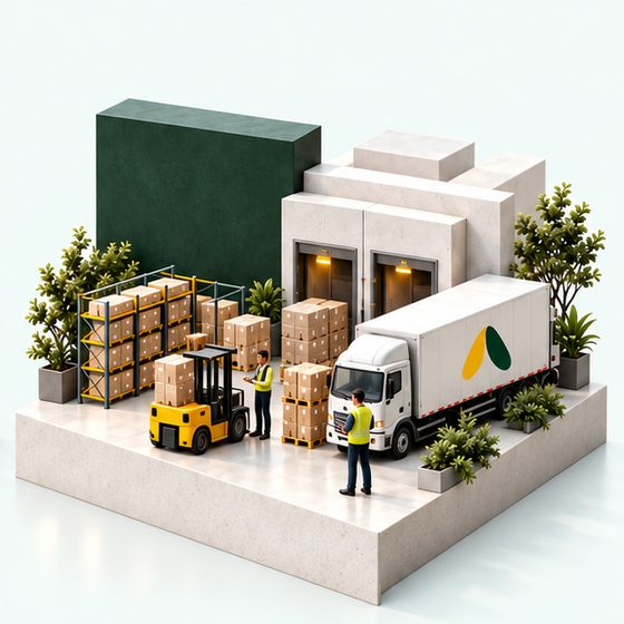 Ilustracija logistike